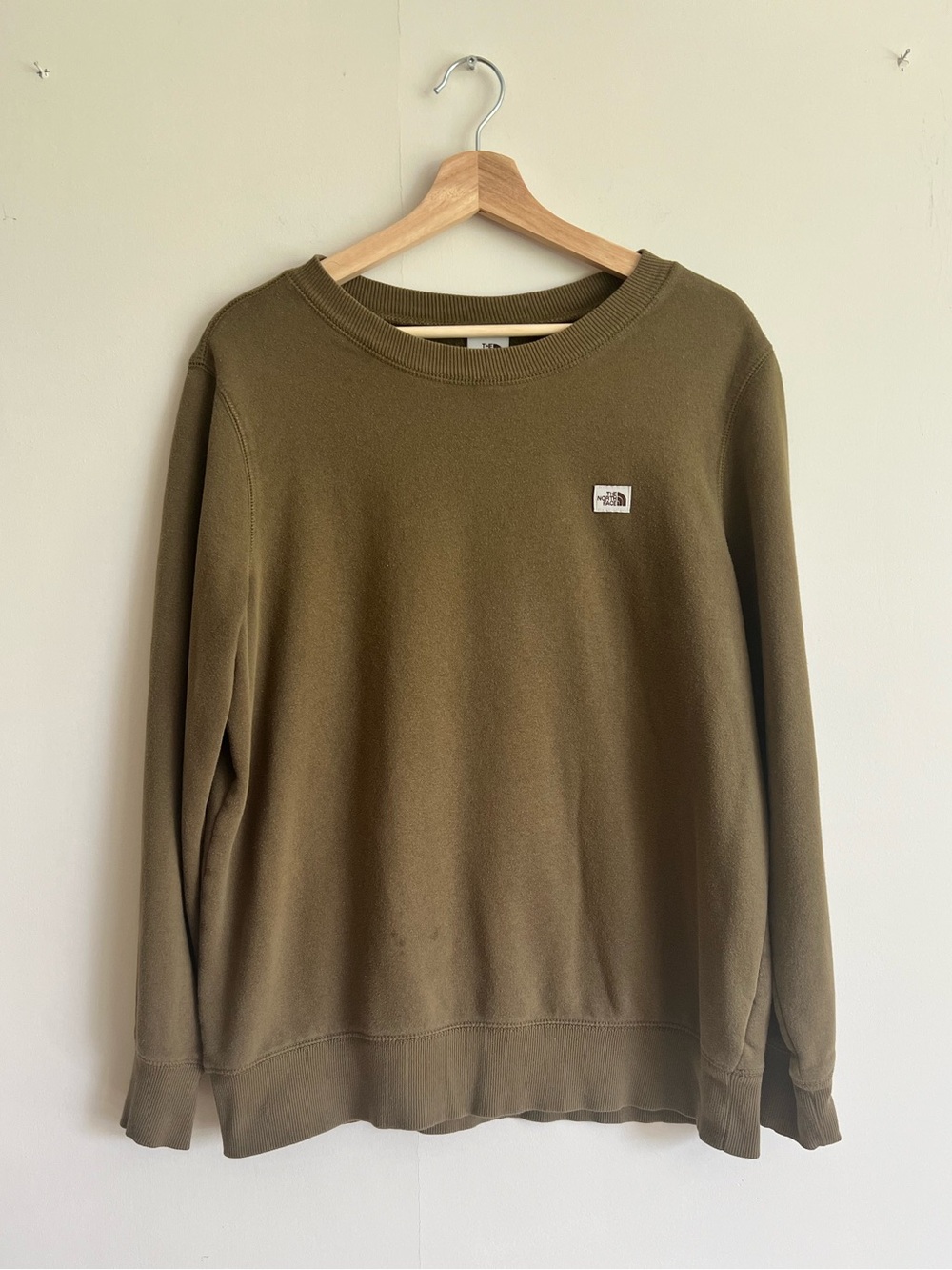 The North Face Olive Green Crewneck Sweatshirt Women’s L